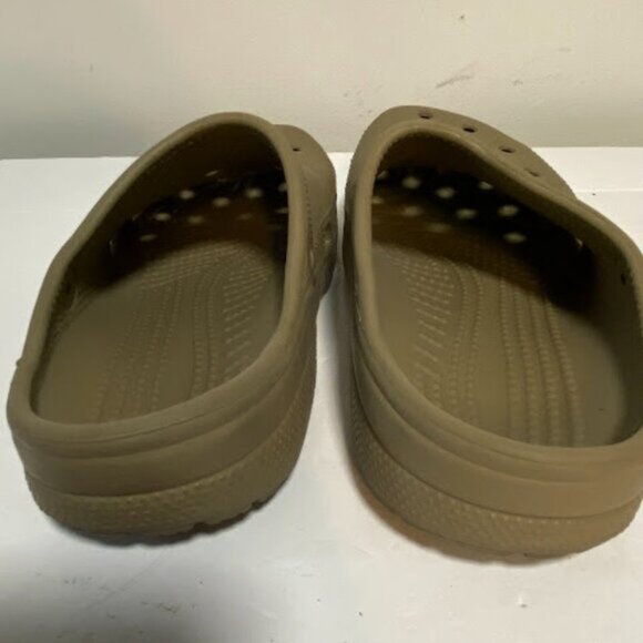 Crocs Classic Khaki Slides Clog Size Women's 8-9 Men's 6-7 - Picture 6 of 9